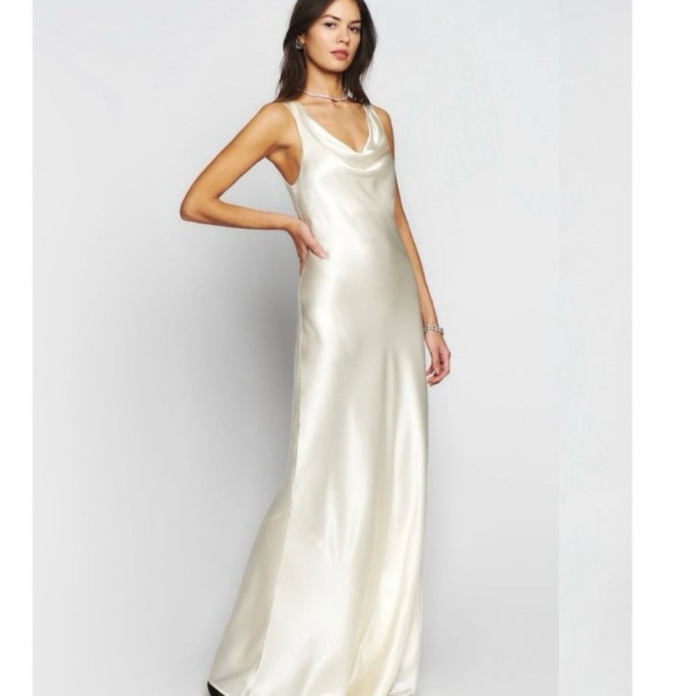 Reformation Annabelle Silk Dress